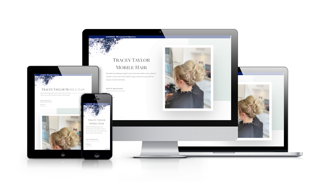 Example site: Tracey Taylor Mobile Hair